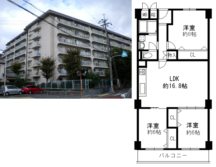 日商岩井箕面ハイツC棟